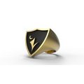 10K Gold Signature Style Ring, Custom Design